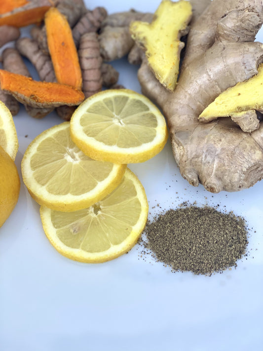 Shot de jengibre & cúrcuma