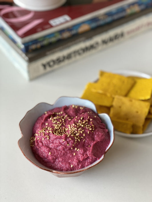Hummus de remolacha