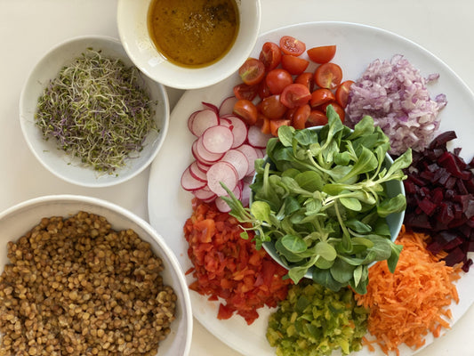 Ensalada de lentejas